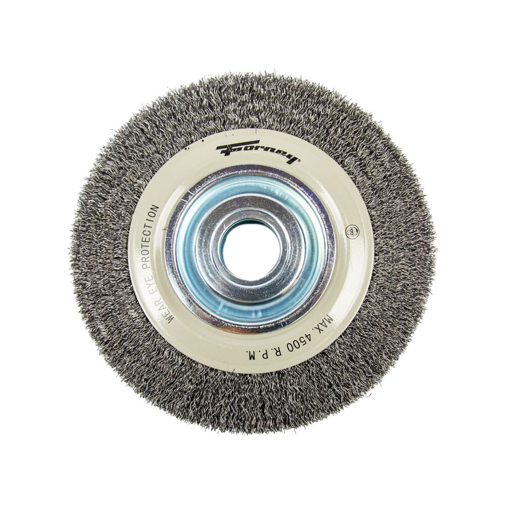 Command PRO Wire Wheel, Crimped, 8 in x .014 in x 1/2 in - 5/8